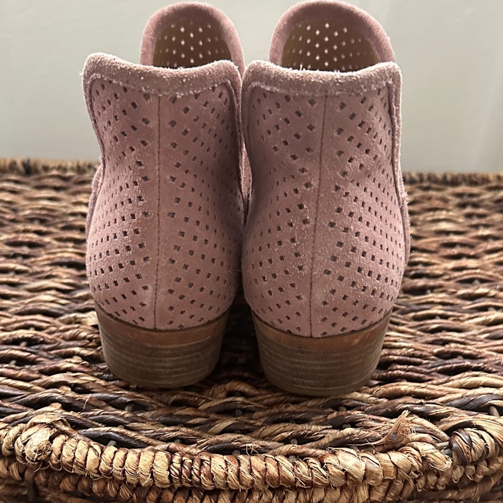 Lucky Brand Blush Perforated Ankle Booties - Picture 3 of 5